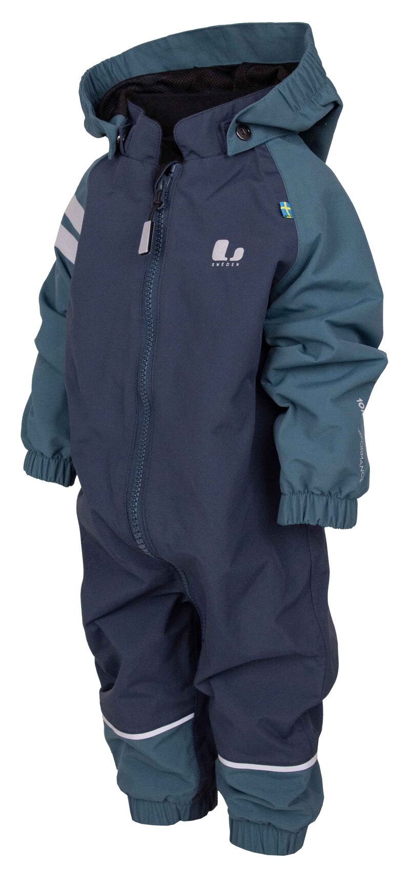 Lingbo Skaloverall Baby Turquoise Navy Lindberg