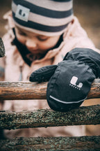 Lindberg Lingbo Shell Mittens Kids Black - Lindberg