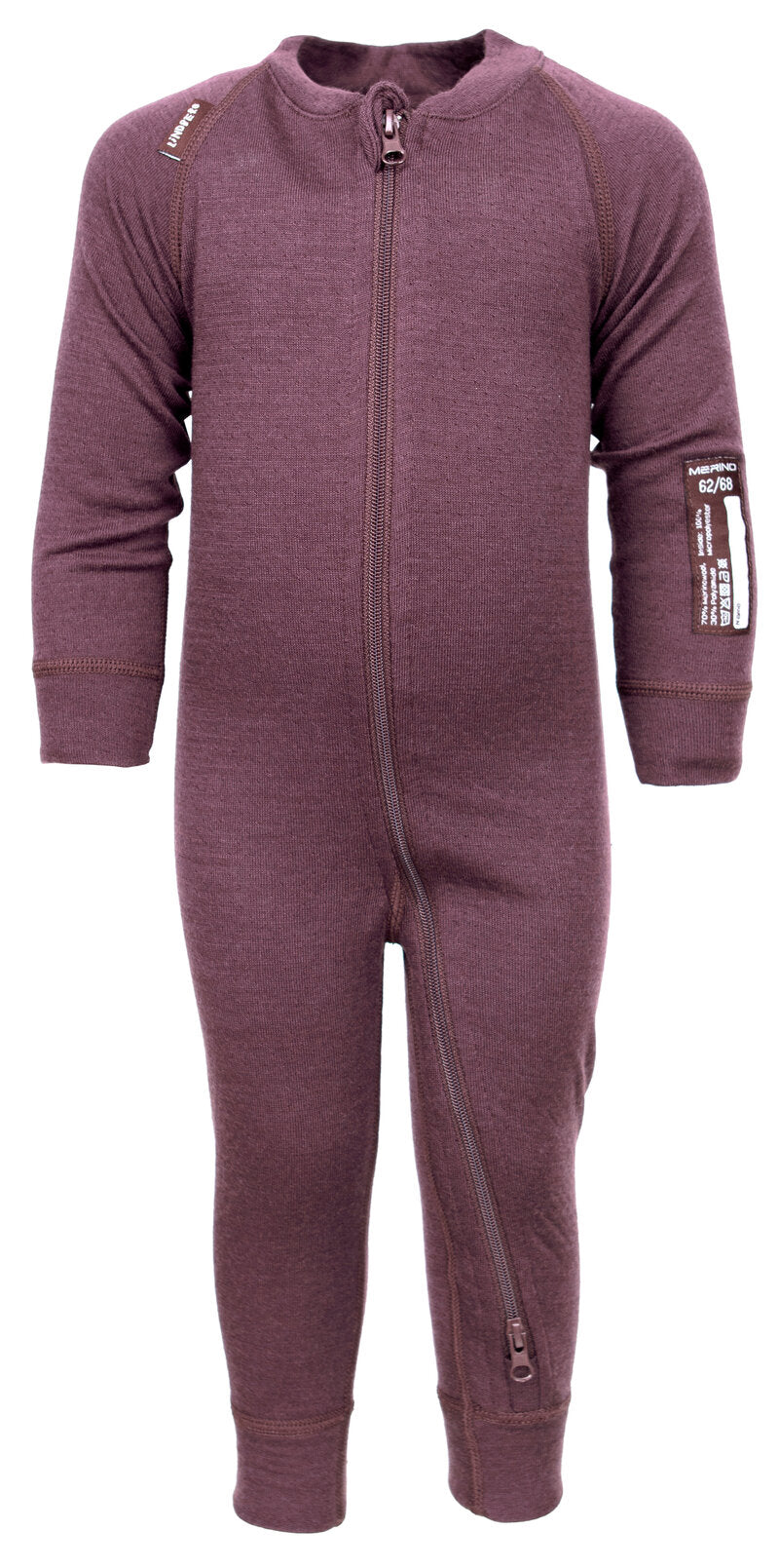 Merino Overall Underställ Barn Dry Rose Lindberg