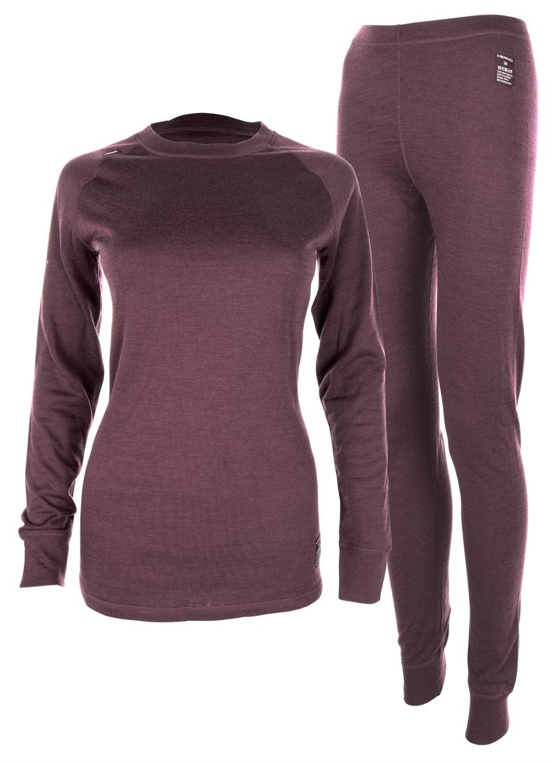 Merino Ullunderställ Dam Dry Rose Lindberg