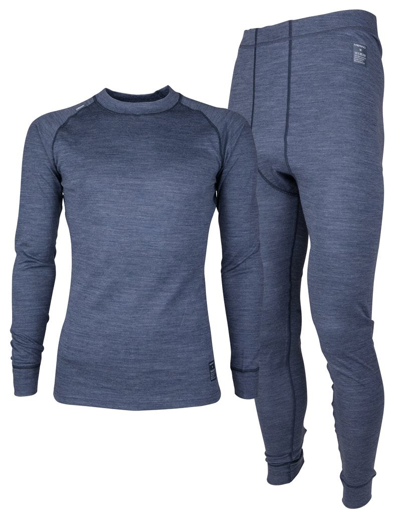 Merino Ullunderställ Herr Orion Blue Lindberg