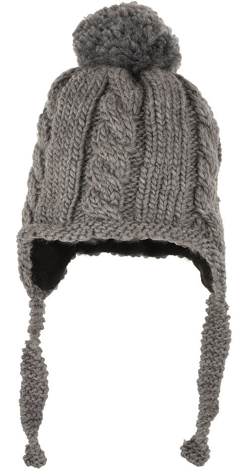 Micro Knitted Beanie Baby Anthracite - Lindberg
