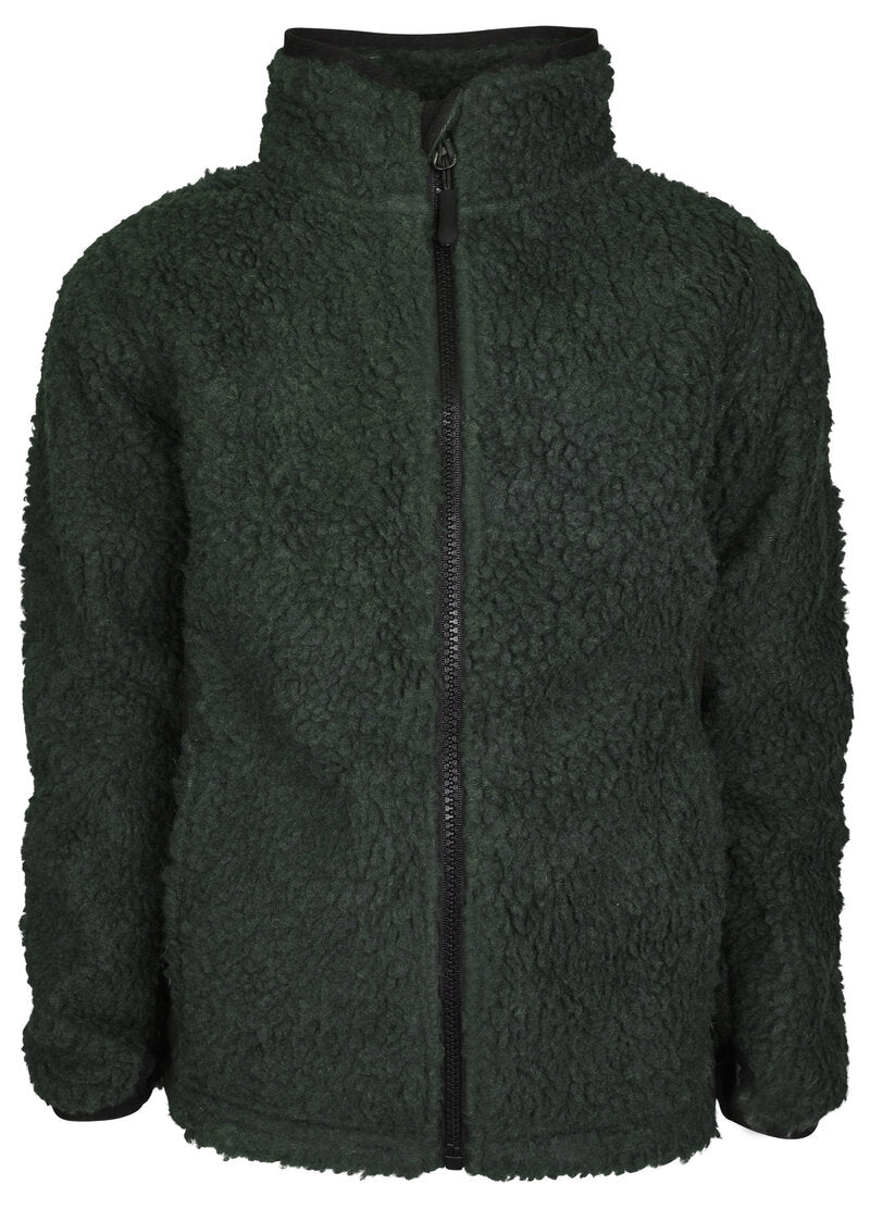 Muddus Vindjacka Pile Barn & Junior Green - Lindberg