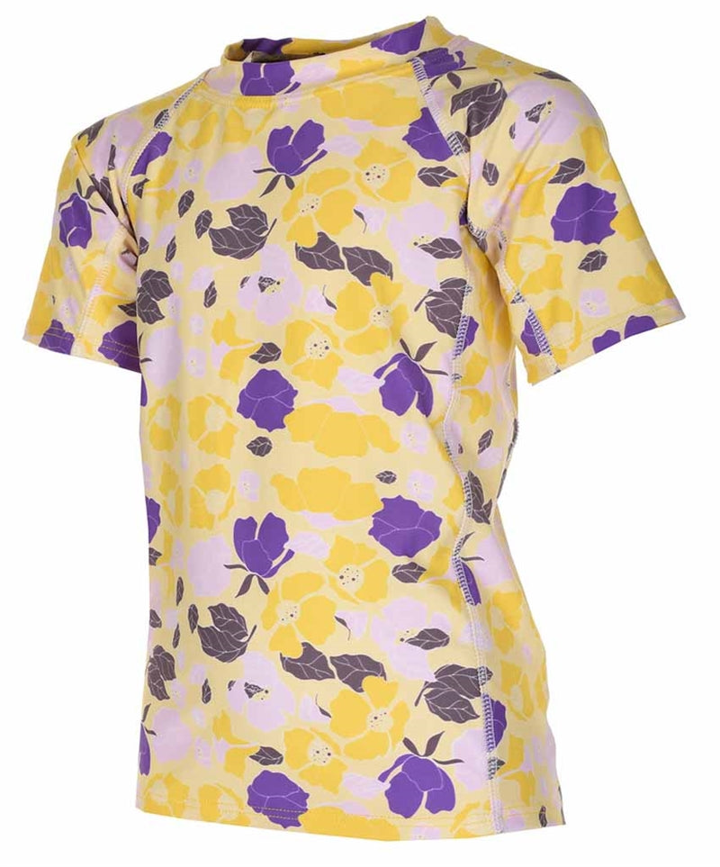 Ocean Short Sleeve Sun Protection Tröja Barn Yellow - Lindberg