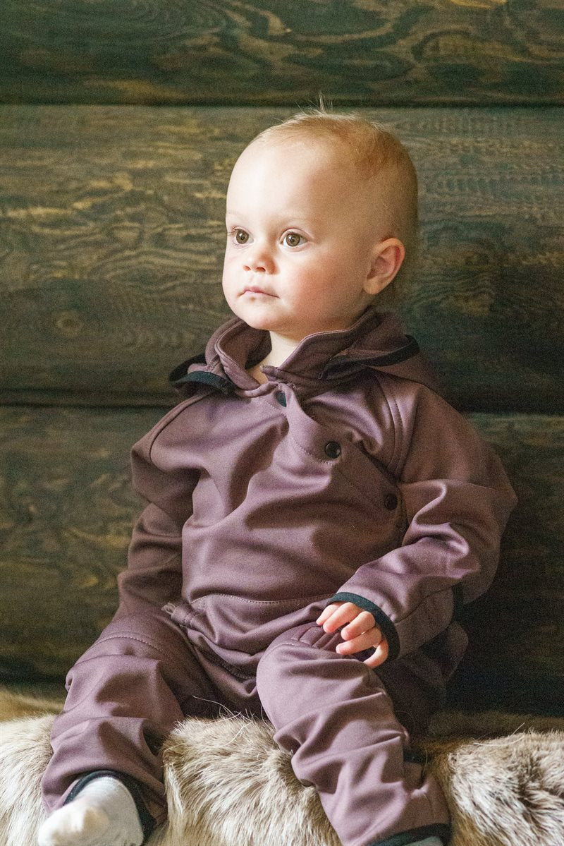 Powerpro Babyoverall Dusty Mauve Lindberg