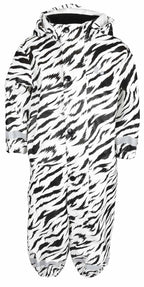 Zebra Unlined Rain Overall Kids White - Lindberg