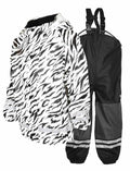 Zebra Ofodrat Regnset Barn White - Lindberg