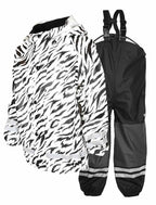 Zebra Ofodrat Regnset Barn White - Lindberg