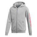 Linear Full-Zip Hoodie Junior Gray Adidas
