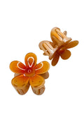 Flower 1-pack Hårklämma Dam Orange LOLO & YAYA