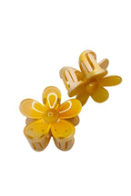 Flower 1-pack Hårklämma Dam Yellow LOLO & YAYA