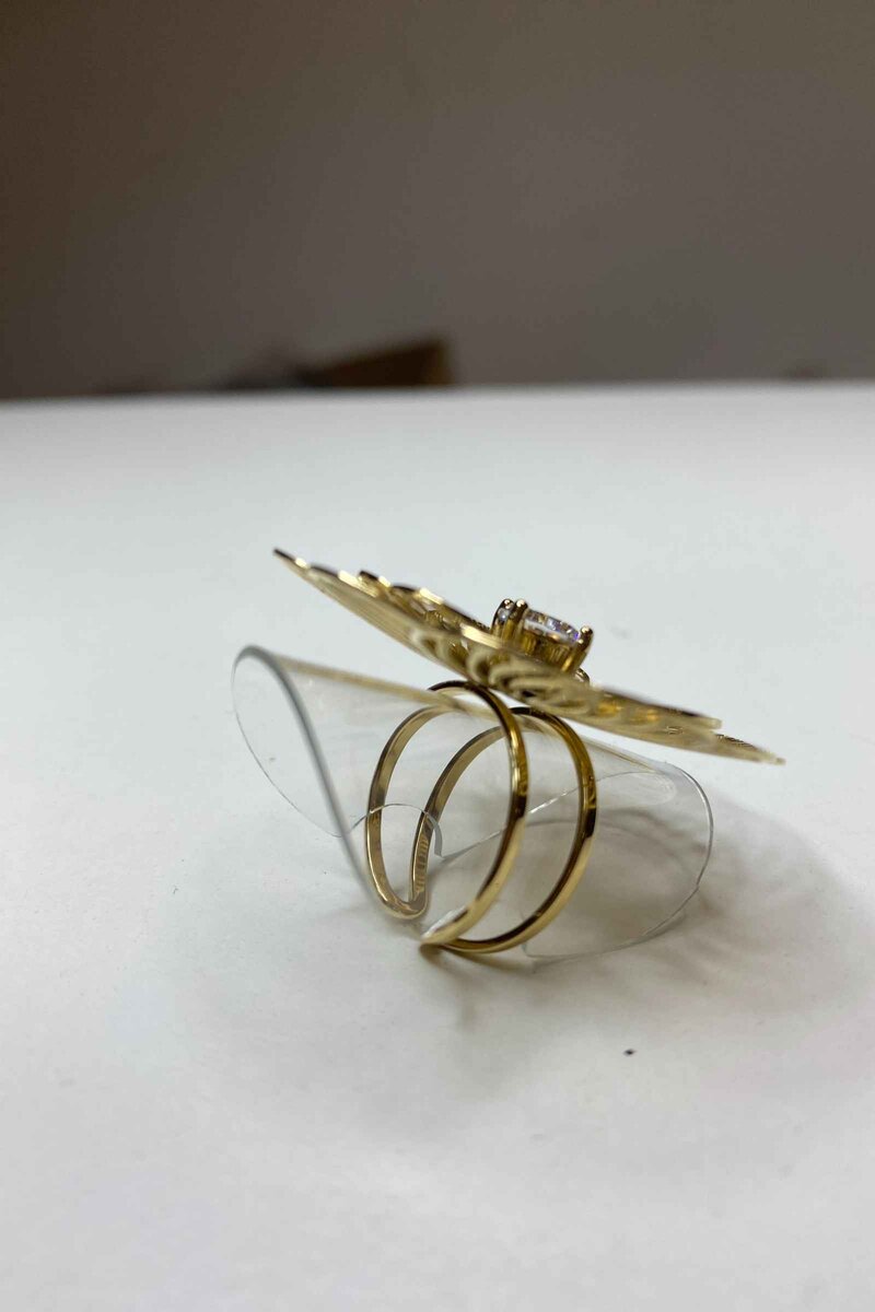 Flower Ring Dam Gold LOLO & YAYA