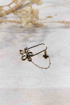 Cardigan jewelry 12 Women Gold Flower LOLO & YAYA