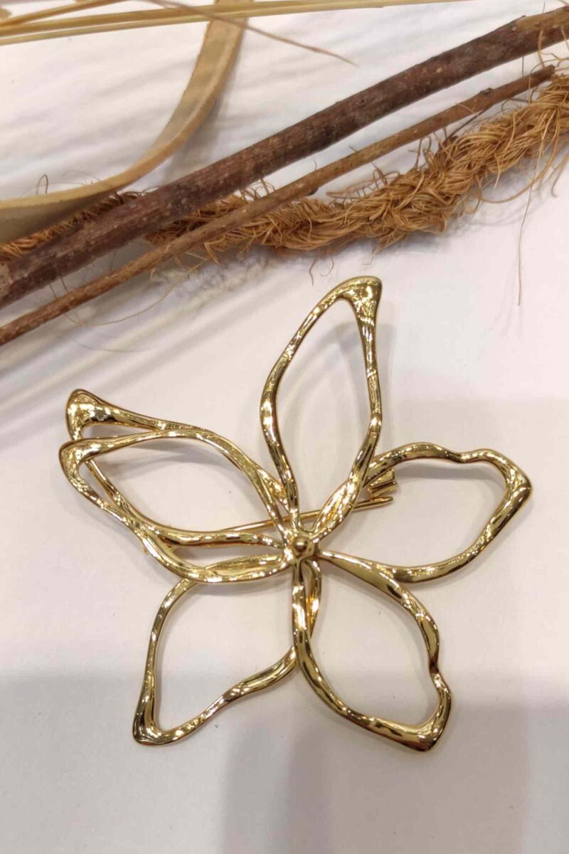 Cardigan pin 9 Ladies Gold Flower LOLO & YAYA