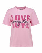 Love T-shirt Dam Rose | Smilebutiken - Zabaione