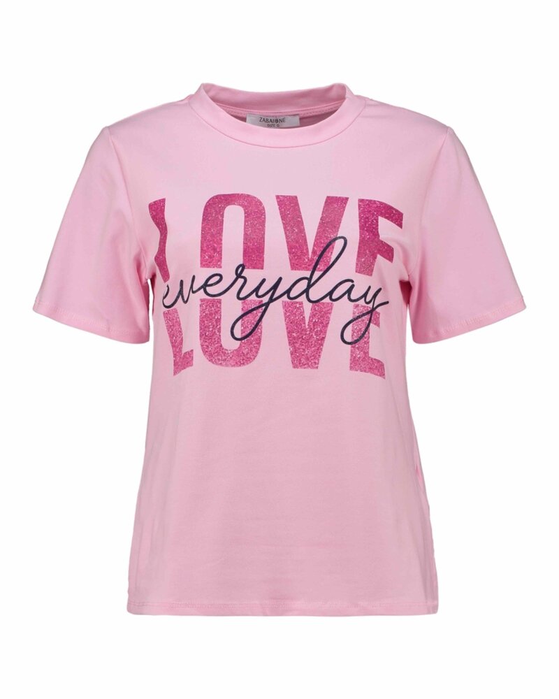Love T-shirt Dam Rose | Smilebutiken - Zabaione