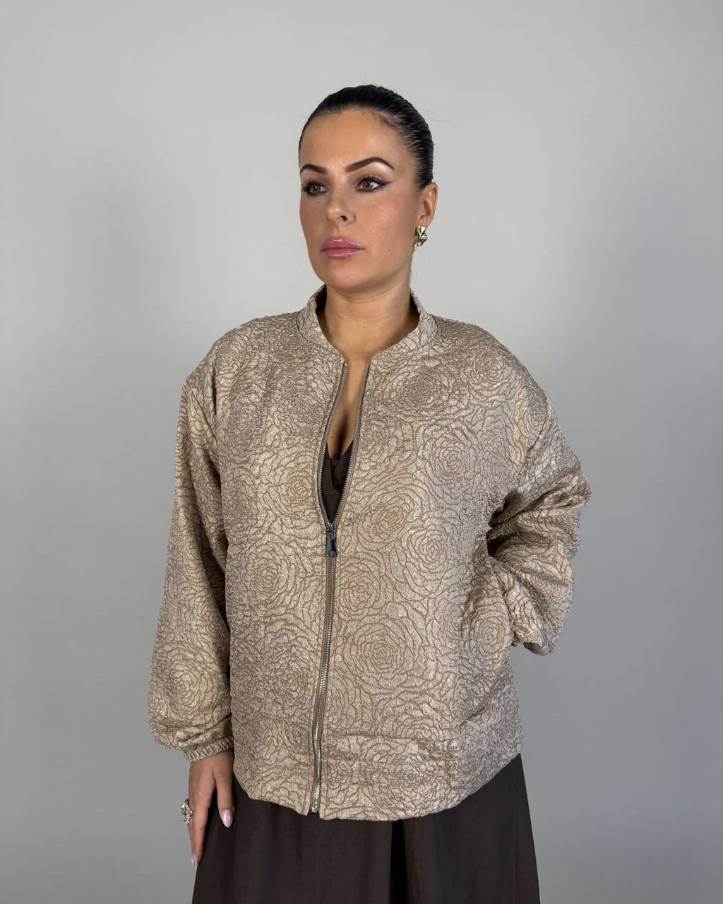 Lyla Jacka Dam Caramell | Smilebutiken - Camicia