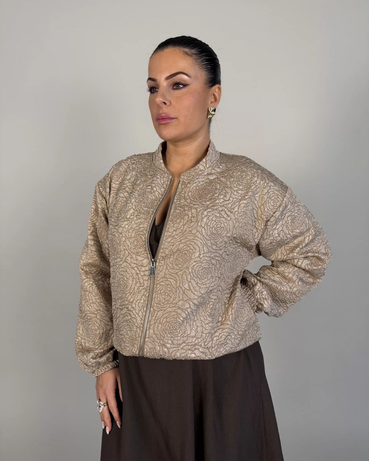 Lyla Jacka Dam Caramell | Smilebutiken - Camicia