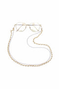 MM Sweet Samantha Glasses Chain Ladies Gold Pearl - MM Sweet