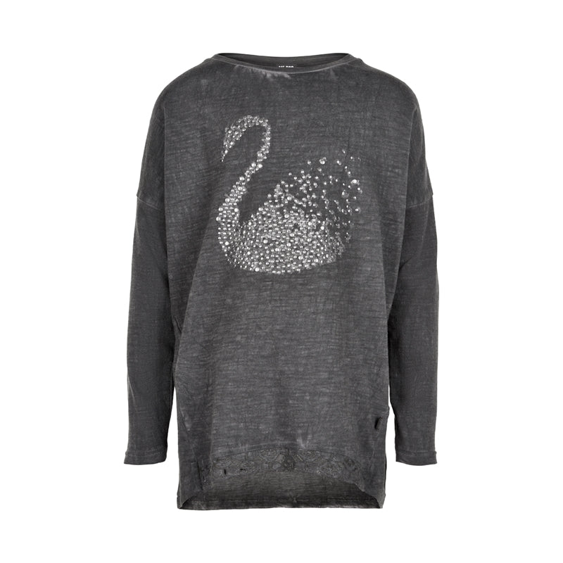 Maja Tunic Ls Kids Forged Iron Me Too