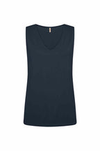 Marica 283 V-ringat Linne Dam Navy Soyaconcept | Smilebutiken