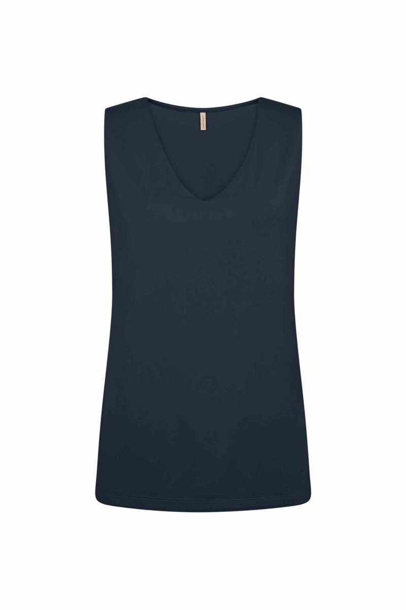 Marica 283 V-ringat Linne Dam Navy Soyaconcept | Smilebutiken