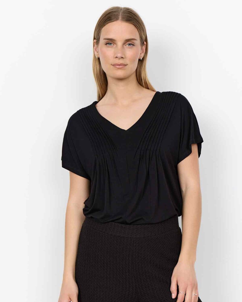 Marica 361 T-Shirt Dam Black | Smilebutiken - Soyaconcept
