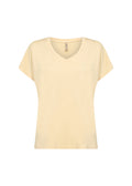 Marica V-neck T-shirt Women Golden Fleece | Smilebutiken - Soyaconcept