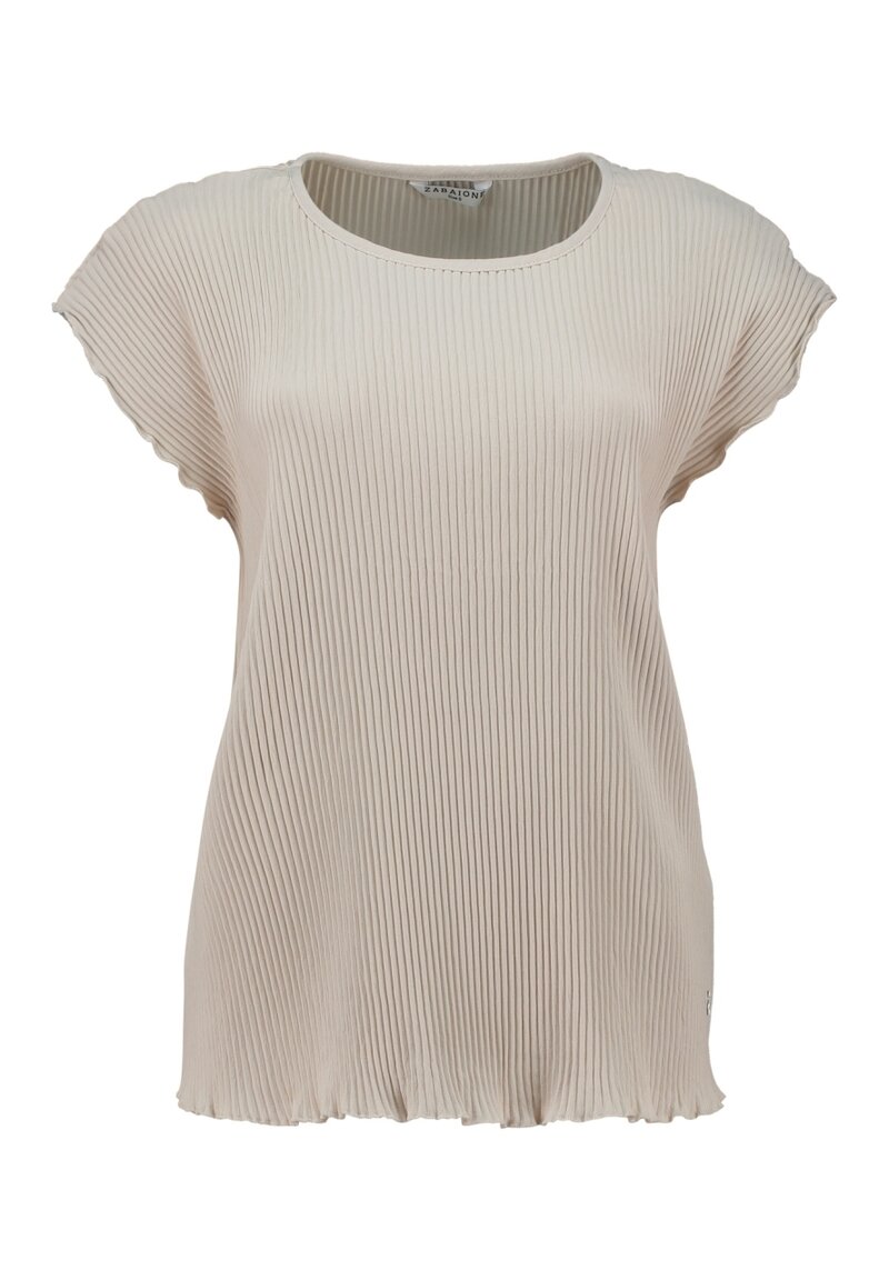 Marissa Pleated Top Women Beige | Smilebutiken - Zabaione