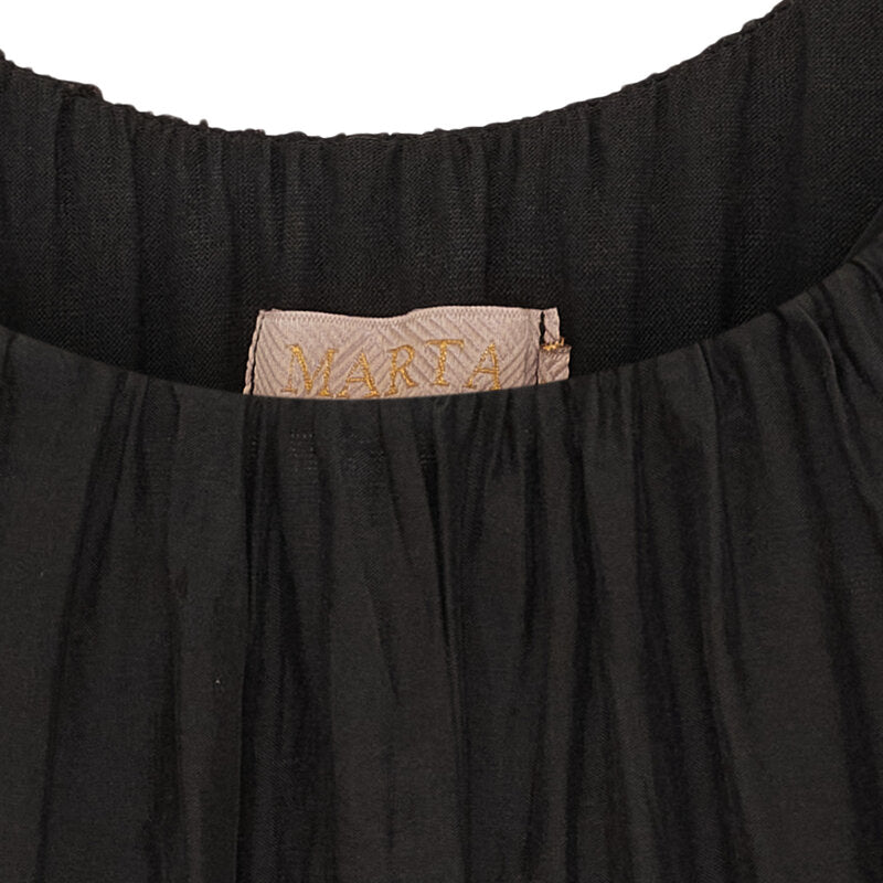 Agnese Top Women Black Marta du Chateau