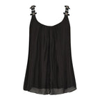 Agnese Top Women Black Marta du Chateau