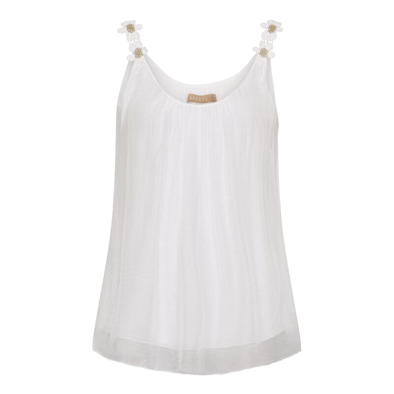 Agnese Topp Dam White Marta du Chateau