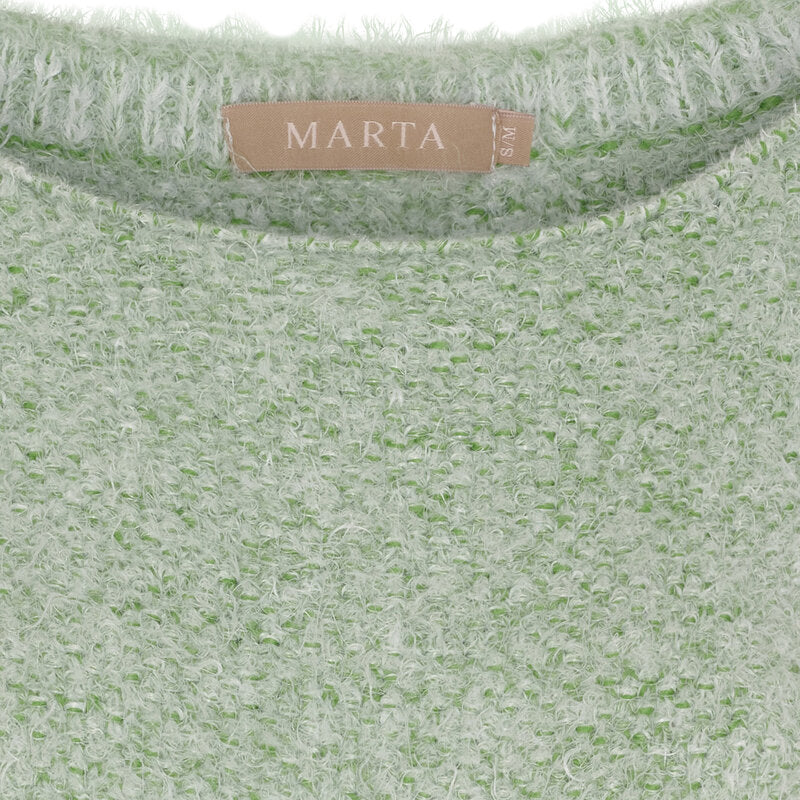 Anouk Stickad Tröja Dam Green Marta du Chateau