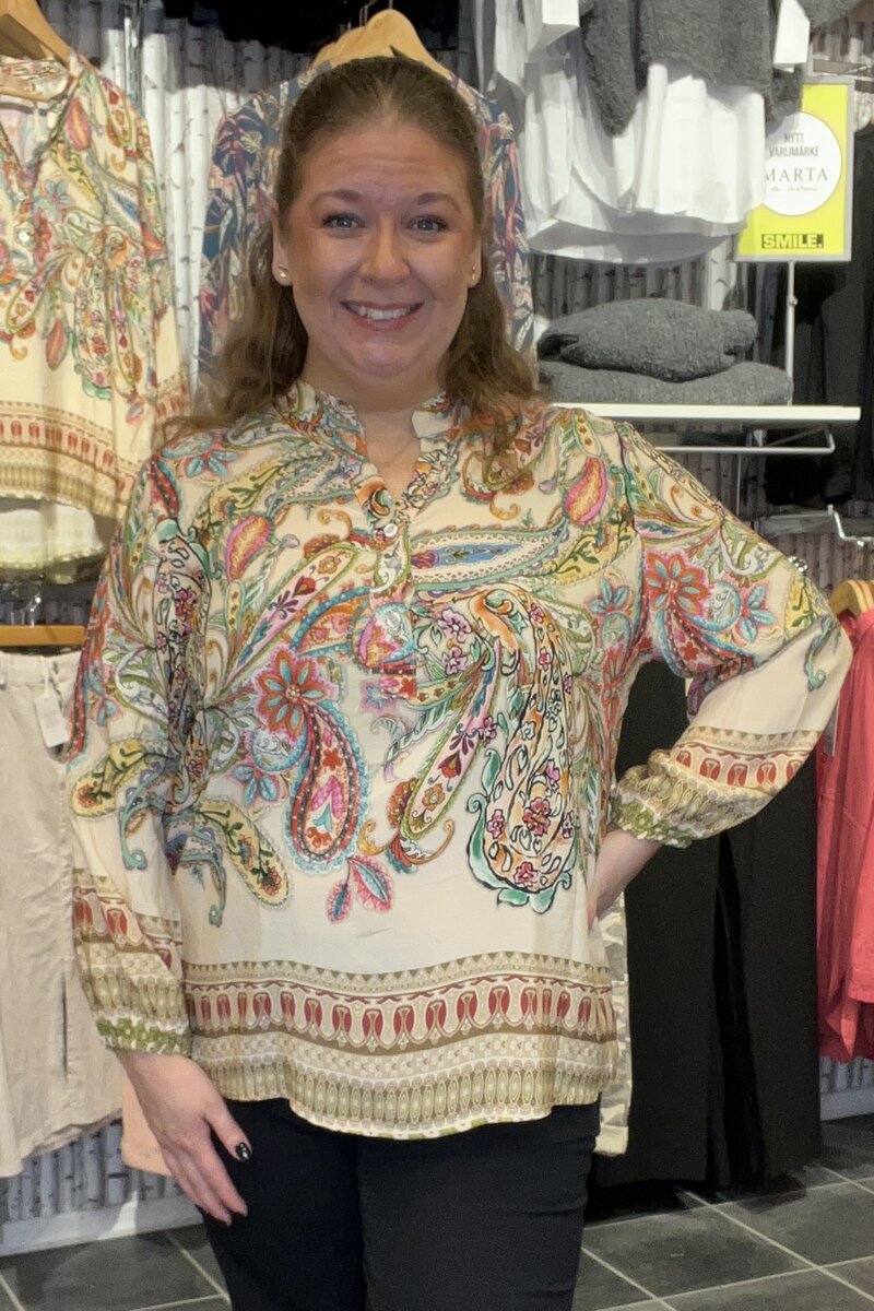 Carla Blouse Women's Beige Marta du Château