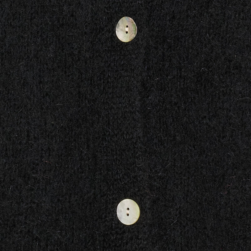 Cosima Stickad Cardigan Dam Black Marta du Chateau