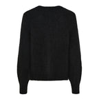 Cosima Stickad Cardigan Dam Black Marta du Chateau
