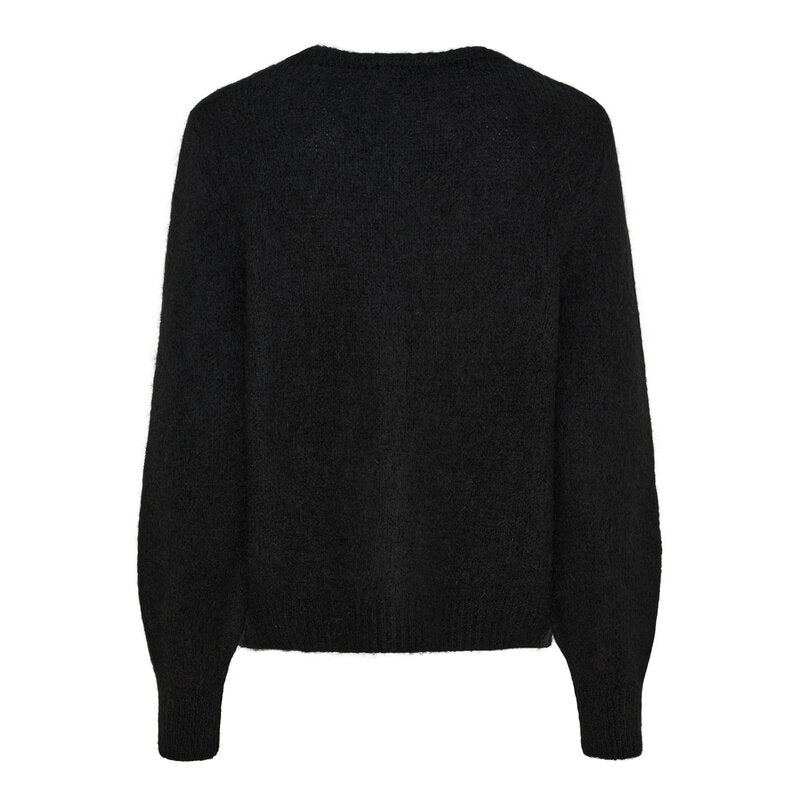 Cosima Stickad Cardigan Dam Black Marta du Chateau