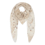 Danna Scarf Dam Beige Coffee Marta du Chateau