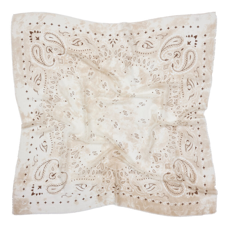 Danna Scarf Dam Beige Coffee Marta du Chateau