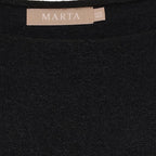 Marta du Chateau Elderflower Knitted Sweater Women Black - Marta du Chateau