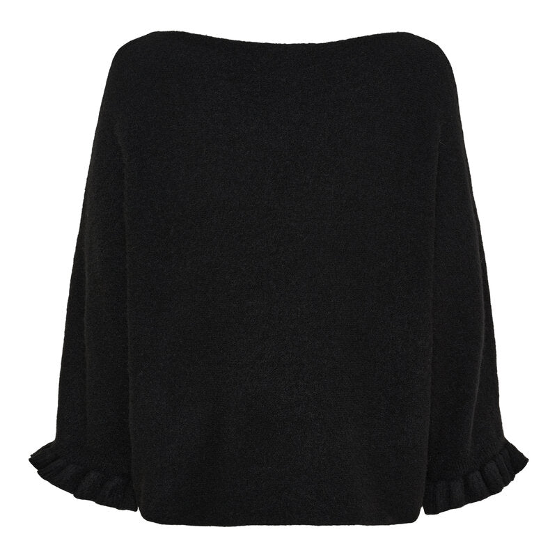 Marta du Chateau Elderflower Knitted Sweater Women Black - Marta du Chateau