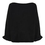 Marta du Chateau Elderflower Knitted Sweater Women Black - Marta du Chateau