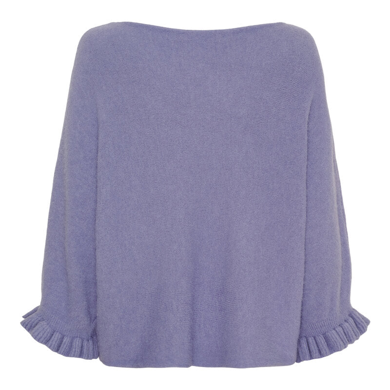 Elderflower Stickad Tröja Dam Blå Jeans | Smilebutiken - Marta du Chateau