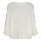 Elderflower Knitted Sweater Women Naturale Marta du Chateau
