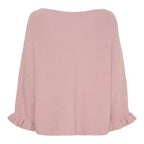 Elderflower Knitted Jumper Women Old Rose Marta du Chateau