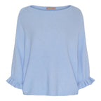 Elderflower Knitted Sweater Ladies Sky Marta du Chateau