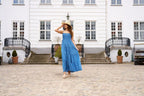 Eleonora Dress Women Medium Blue Marta du Chateau