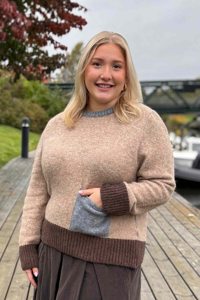 Elora Pullover Dam Camel Denim Marta du Chateau