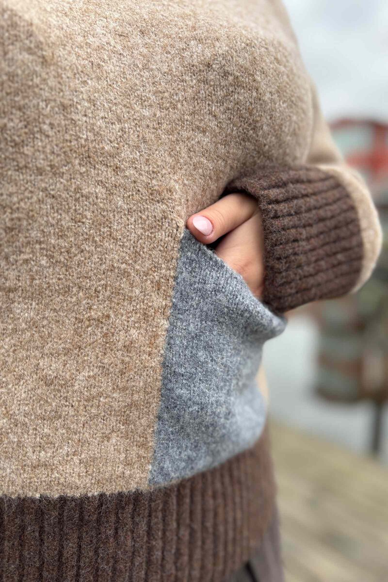 Elora Pullover Dam Camel Denim Marta du Chateau
