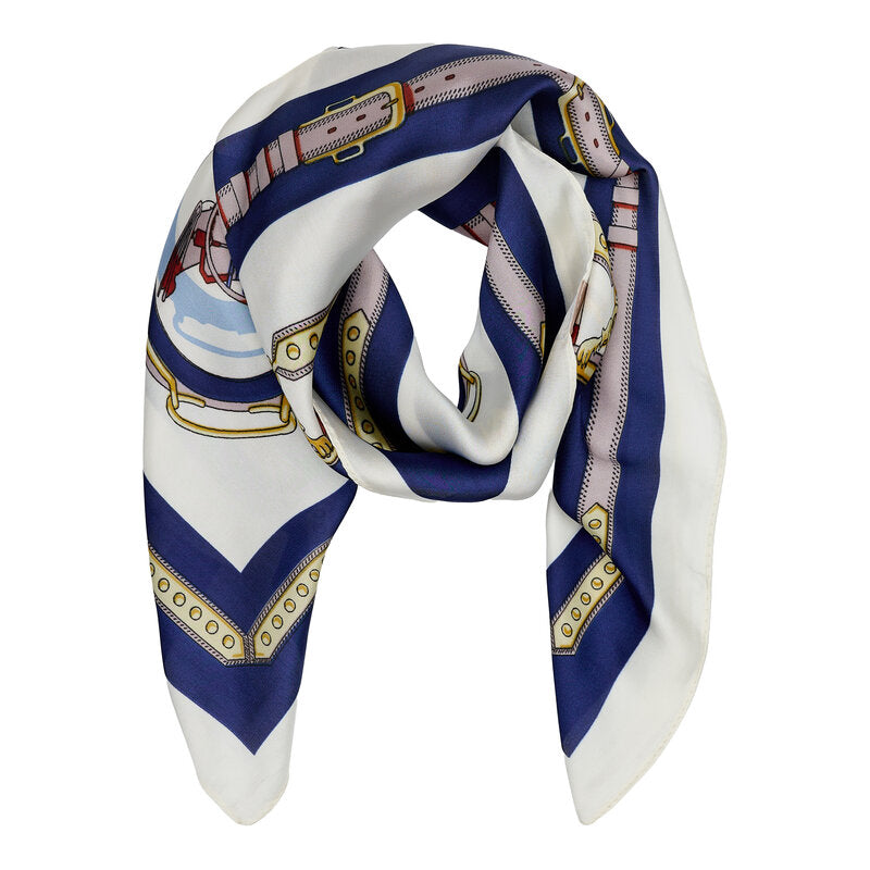 Juline Scarf Dam Blue Belt Marta du Chateau
